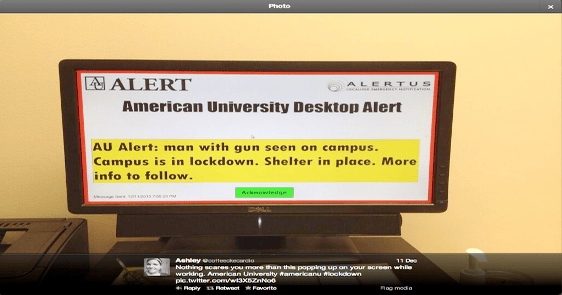 Campus Emergency Communications: Lock Down