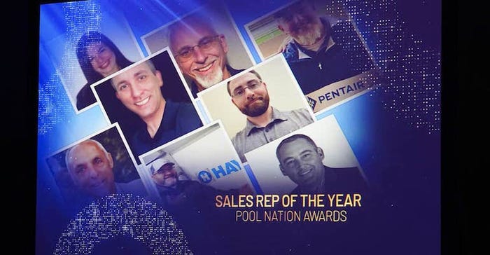 Sales Rep of the Year Pool Nation Awards Image