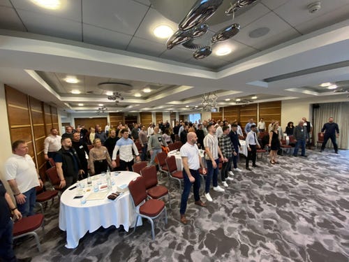 Attendees took part in a Haka workshop