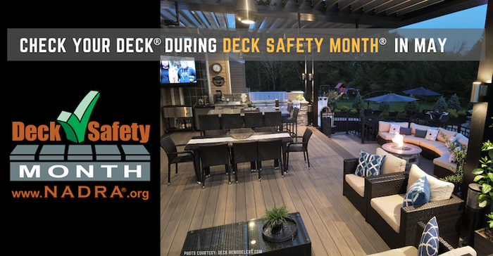 NADRA May Deck Safety Month