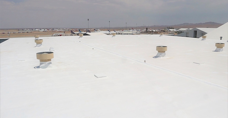 Universal Coatings Inc_SoCal Logistics Airport Boeing Hangar Roof Replacement