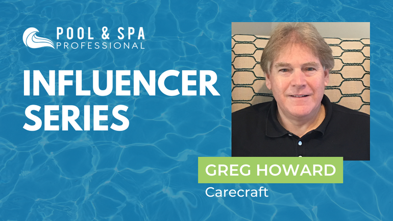 Greg Howard Pool and Spa Influencer Video series photo with headshot and blue background
