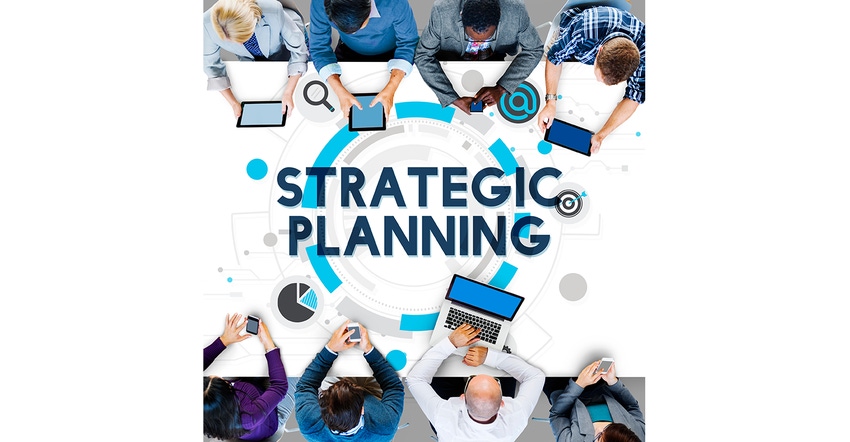 Strategic Planning Process Action Plan Concept
