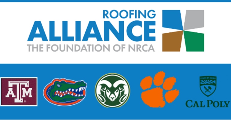 The Roofing Alliance Announces the 2021-22 Construction Management Student Competition Finalists
