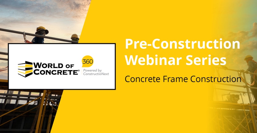 Webinar: Concrete Frame Construction