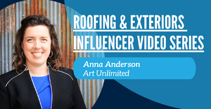 At the 2021 International Roofing Expo, Roofing & Exteriors Chief Editor Rachel Williams interviewed Art Unlimited CEO Anna