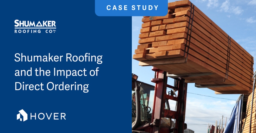 Lead image for Shumaker Roofing and the Impact of Direct Ordering by HOVER