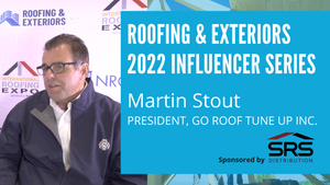 Roofing & Exteriors Influencer Video Series 2022 featuring Martin Stout, CEO, Go Roof Tune Up