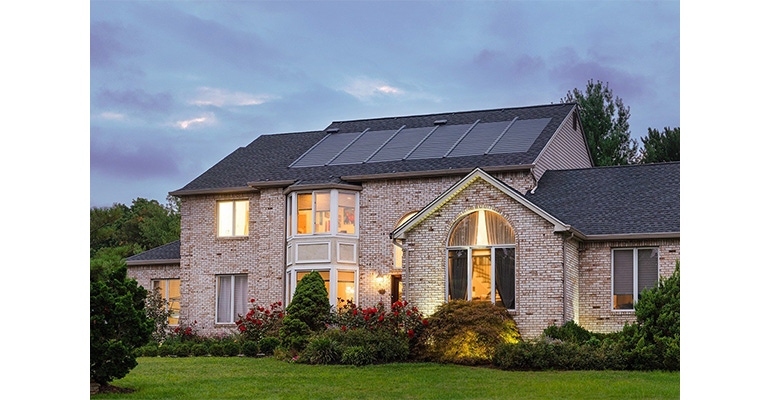 GAF Energy Timberline Solar Panels on home