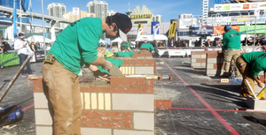 Competitors went head to head for cash prizes during Masonry Madness at World of Concrete 2022.
