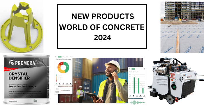 5 new products featured at the 2024 World of Concrete