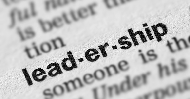 Leadership Definition Word Text in Dictionary Page