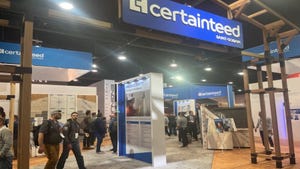CertainTeed booth on the show floor at the 2024 International Builders' Show
