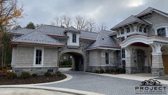Brennan Exteriors project for 2022 DaVinci Contractor Project of the Year Awards