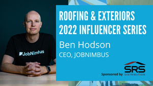 Industry Influencers preview image feature Ben Hodson headshot and a blue background with white text
