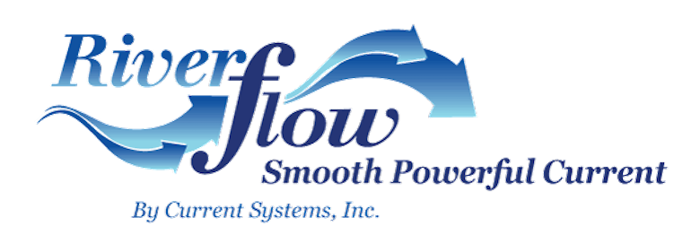 Logo for Riverflow by Current Systems