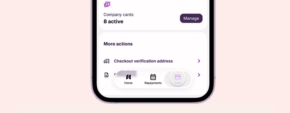 Manage your company cards on the new Funding Circle app