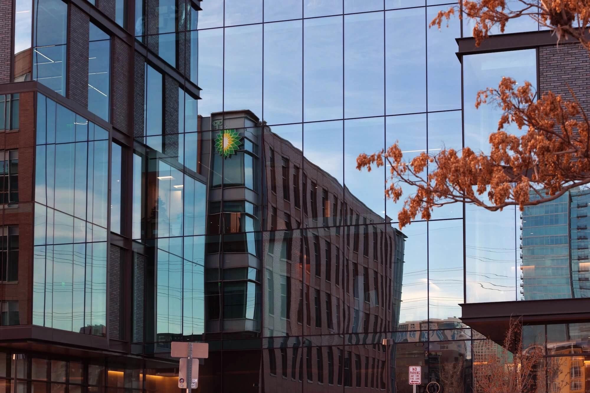 Financial building outdoor view