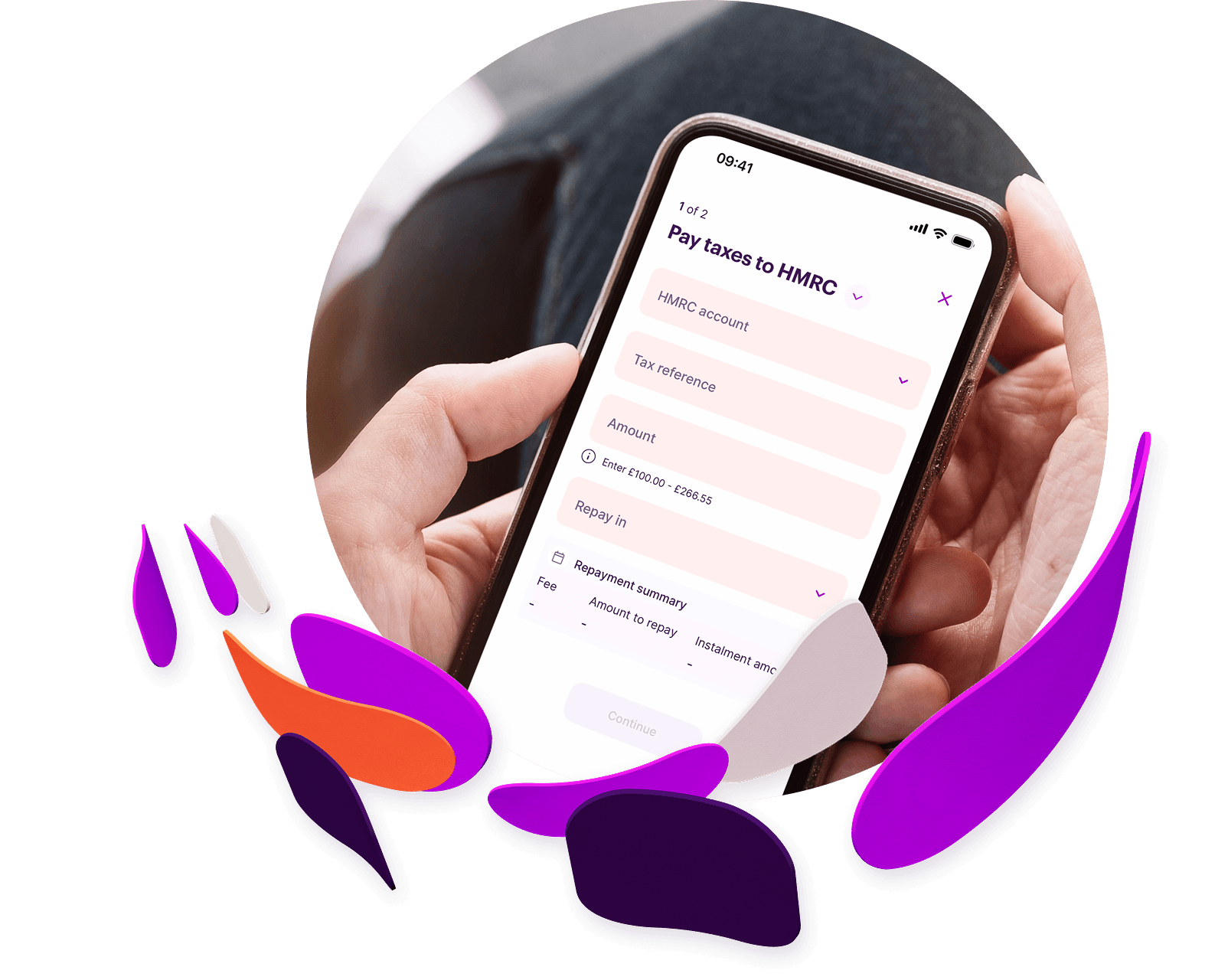 Person using flexipay