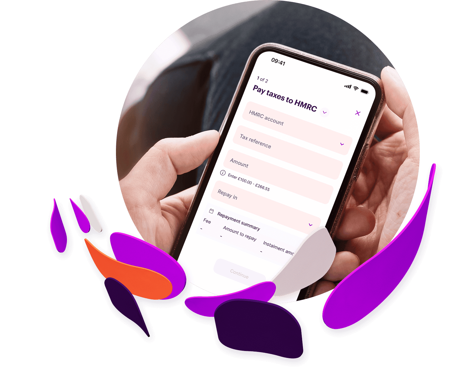 Person using flexipay