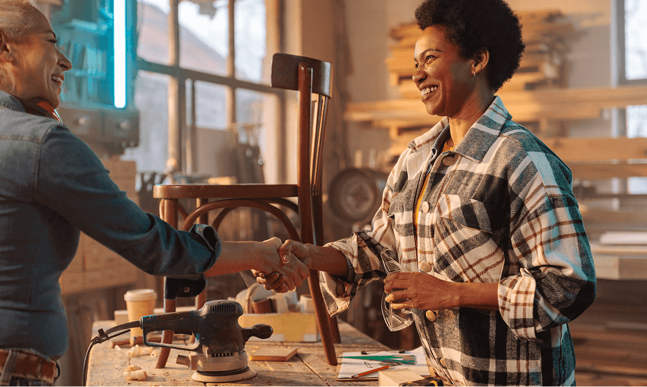 Female business owner