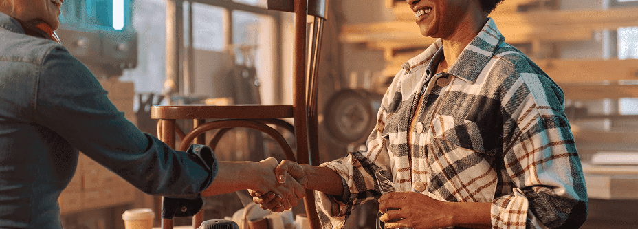 Female business owner