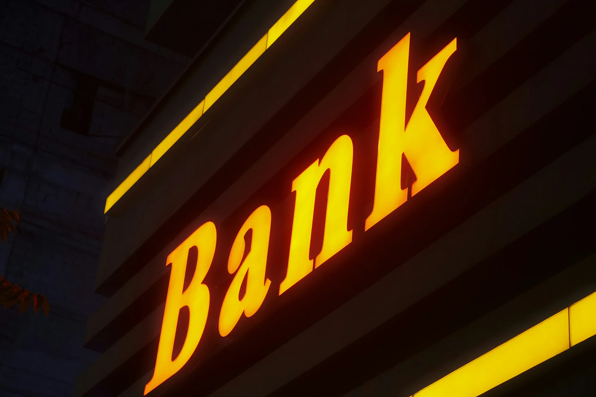 High Street bank sign