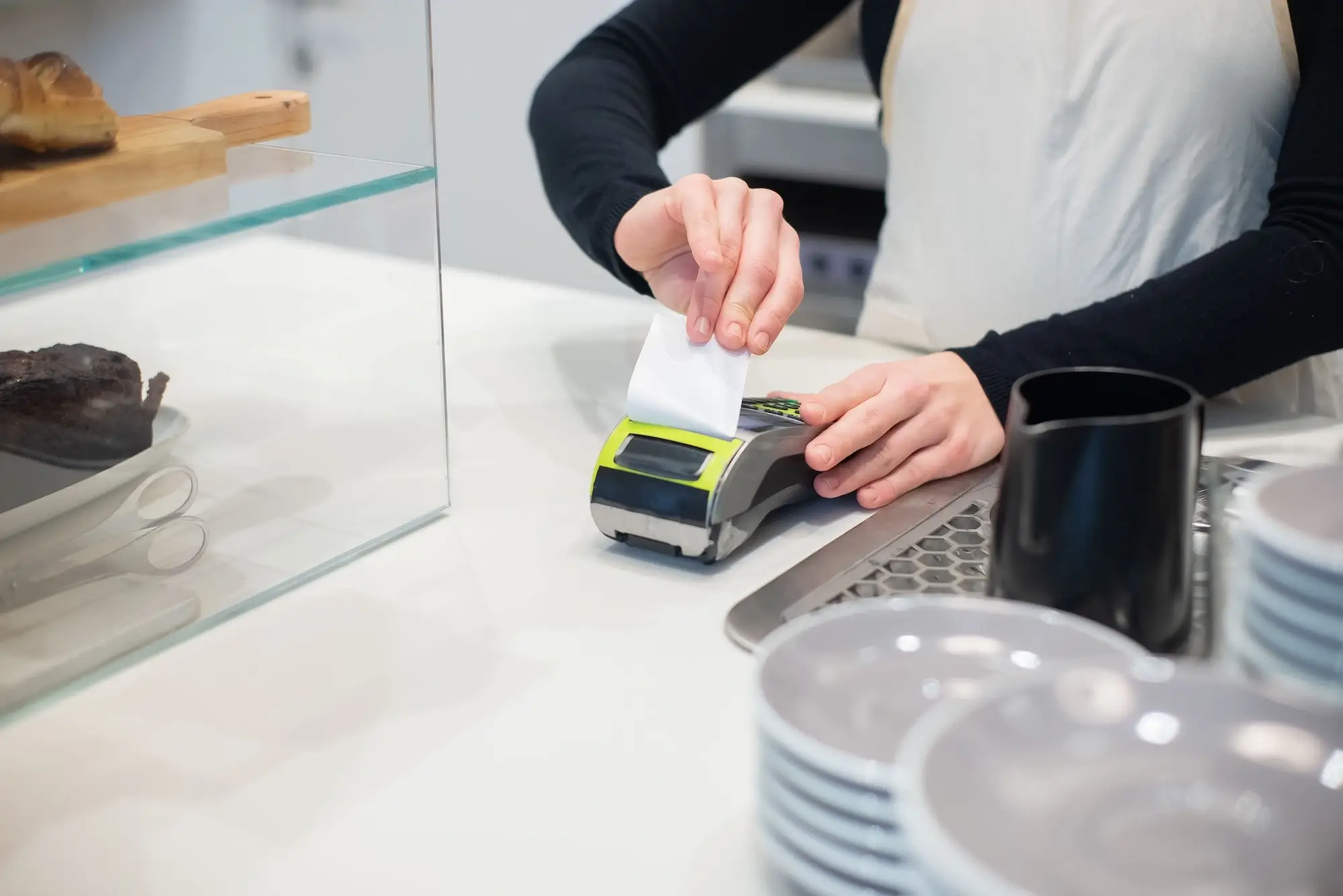 Card payment in store
