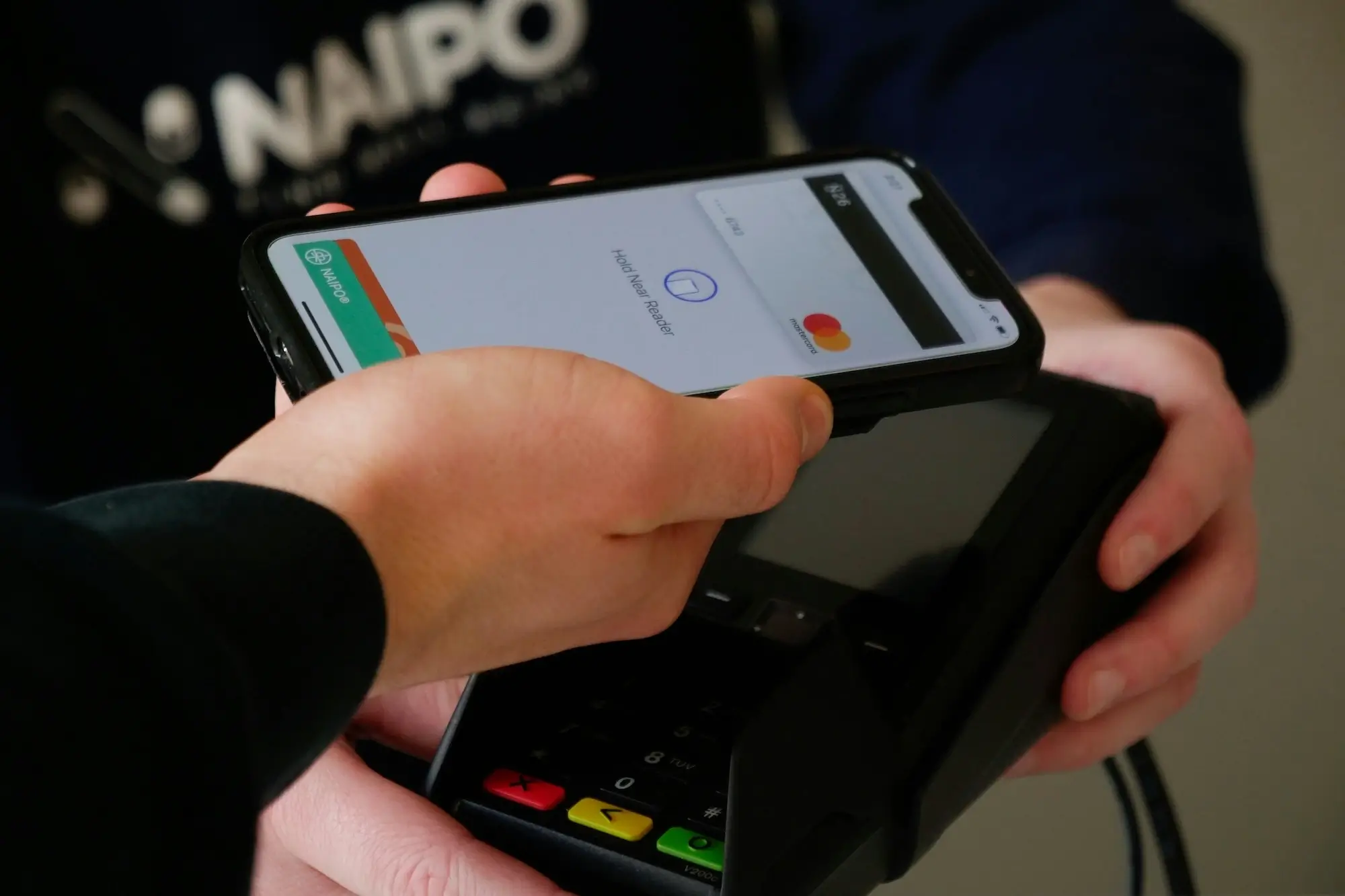 Checking business credit card on iphone