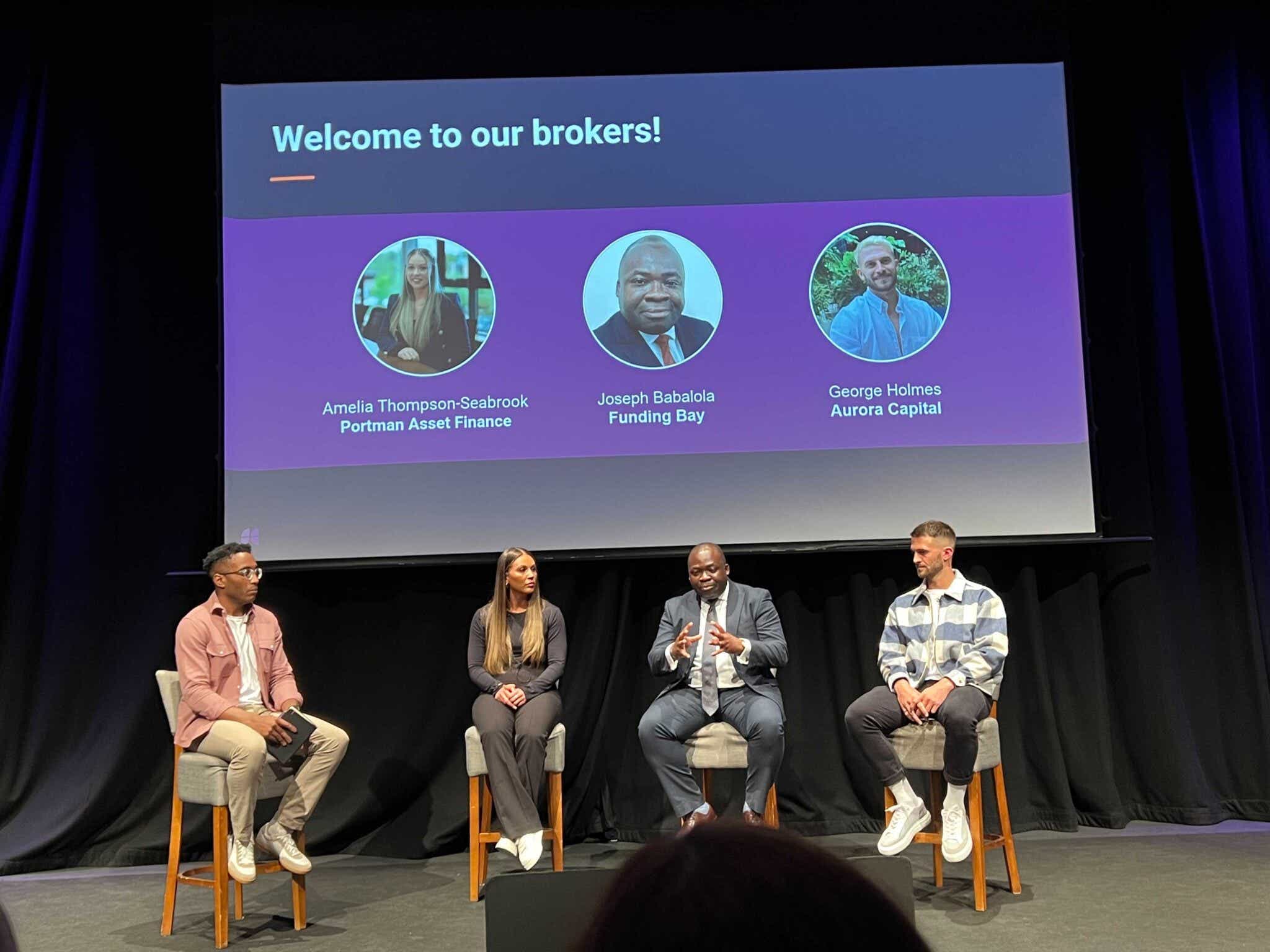 The panel at our broker event