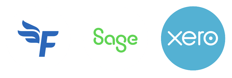 Accounting software logos