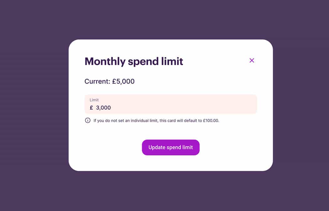 business cashback card monthly spend limit