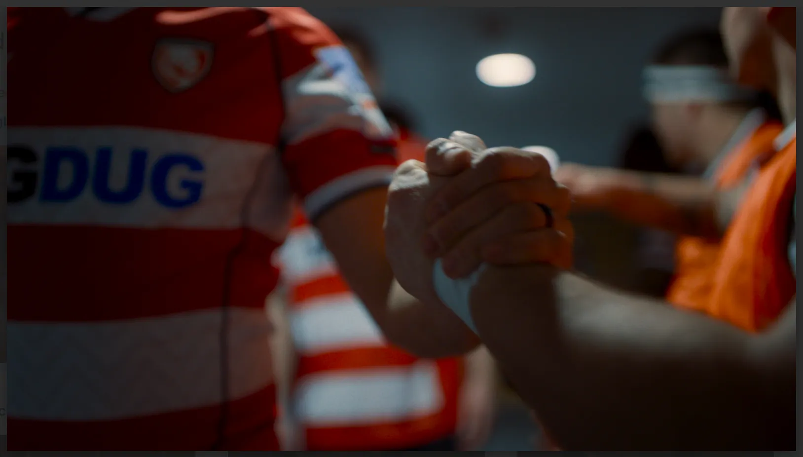 rugby team handshake