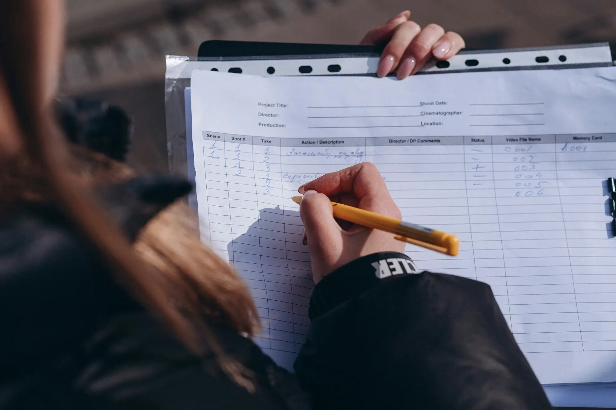 Checking costs for business on paper chart.