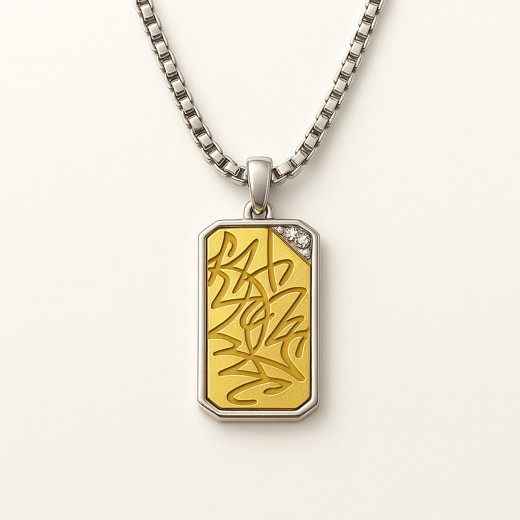 Product image for Graffiti Tag Necklace