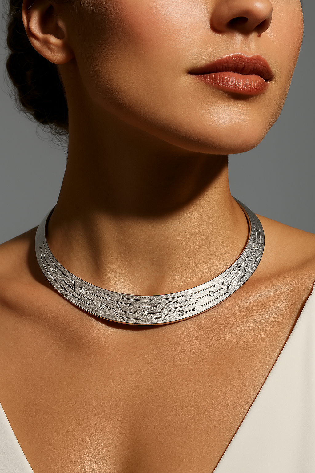 Circuit Collar Necklace