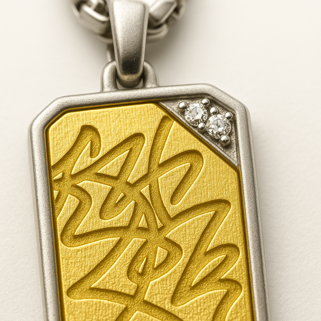 Graffiti Tag Necklace