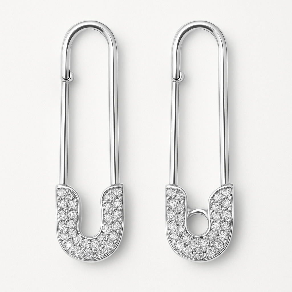Product image for Safety Pin Earrings