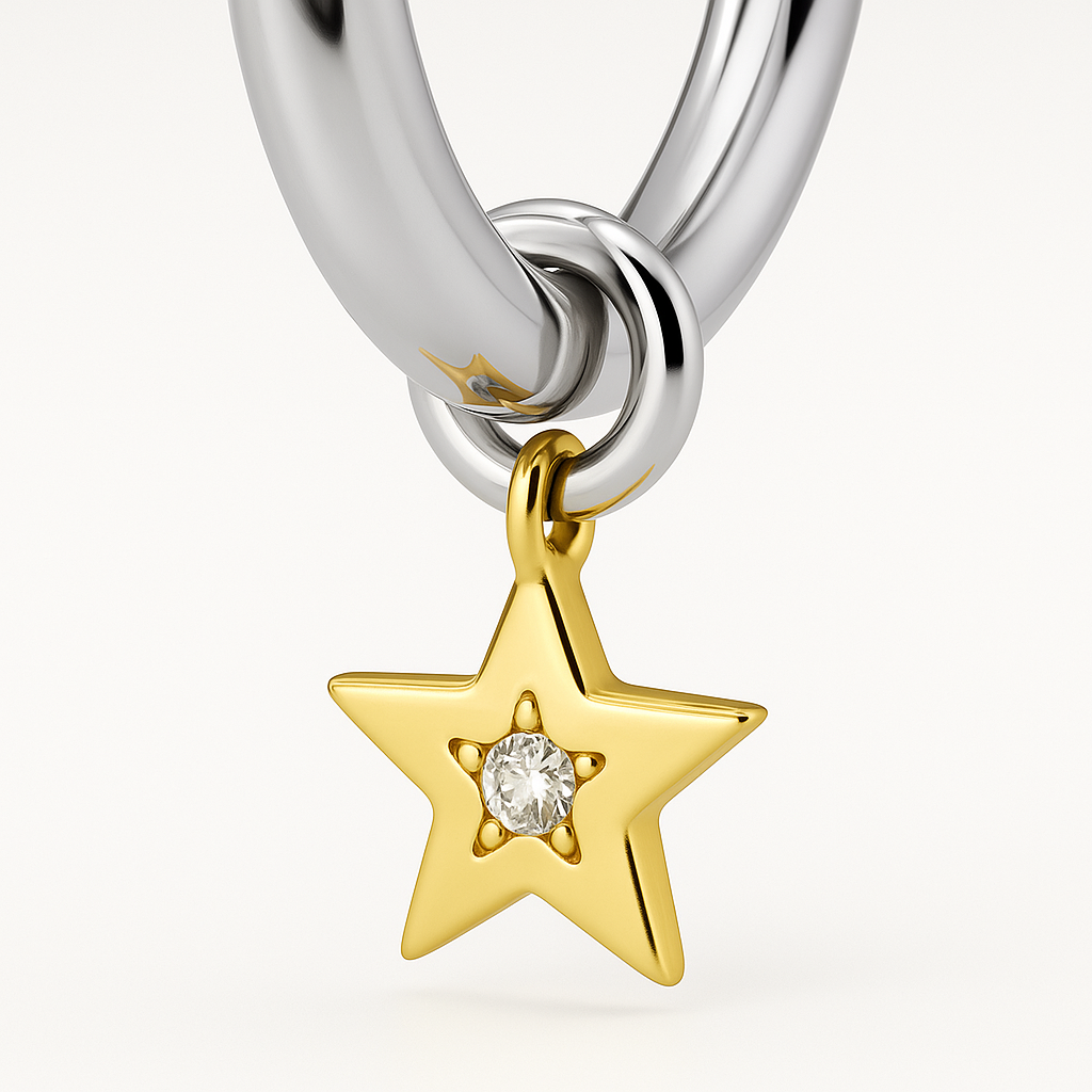 Product image for Starlight Hoop Earrings