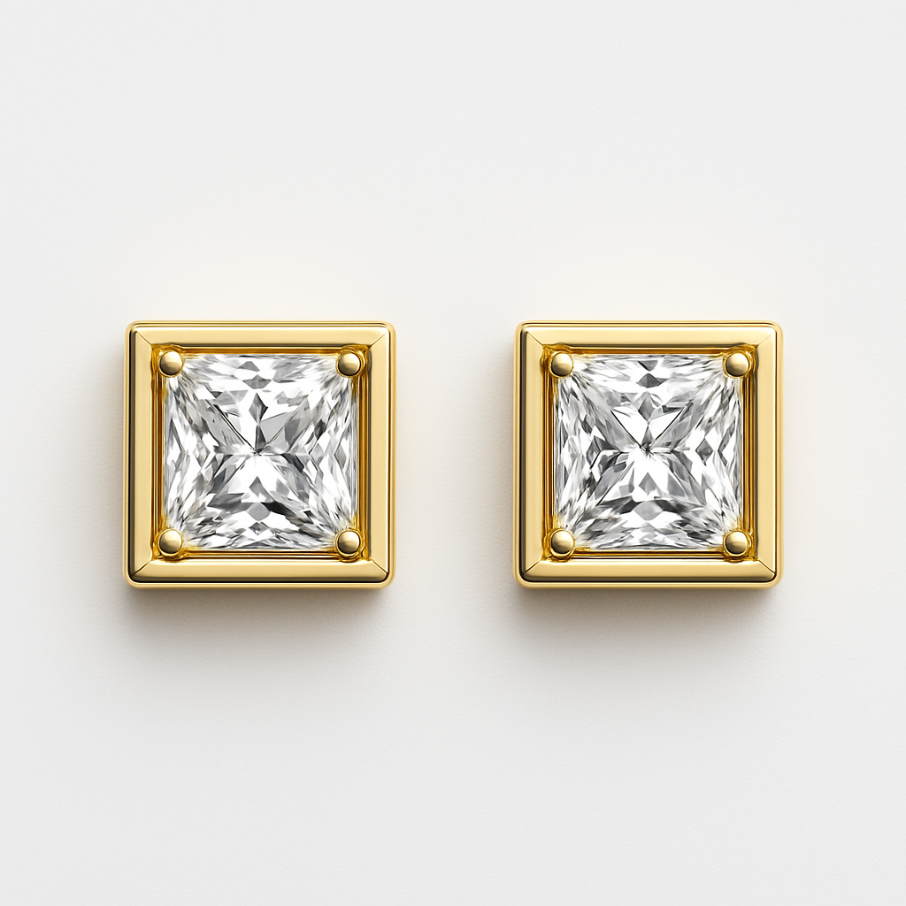 Pixel Stud Earrings