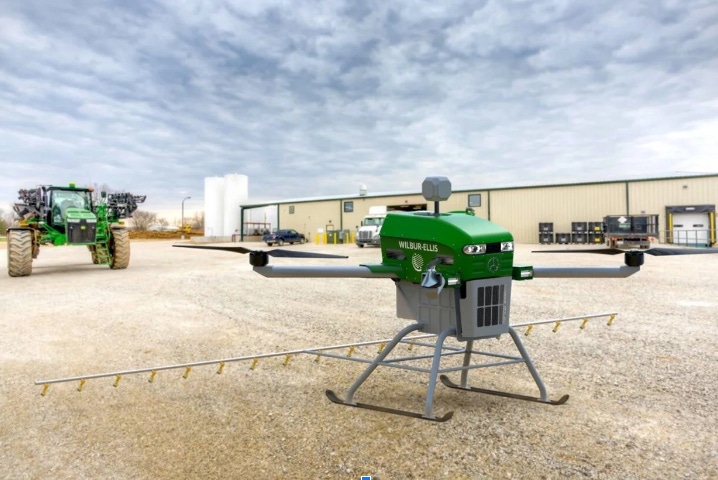 Image shows Guardian Agriculture’s autonomous crop duster Image shows Guardian Agriculture’s autonomous crop duster