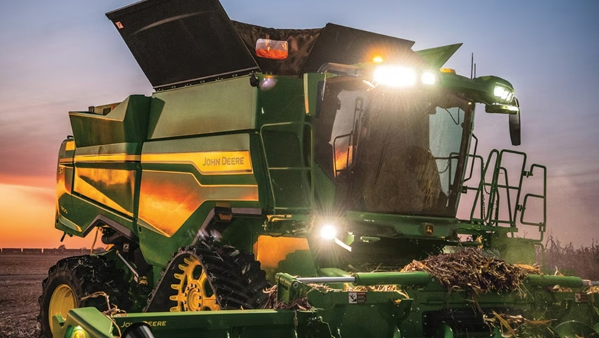 John Deere launched a number of new technologies, including autonomy-ready tractors