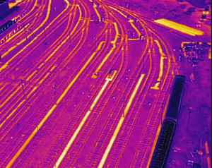 The MassDOT Aeronautics Drone Operation team will be able to capture more data more efficiently, providing images such as this infrared depiction