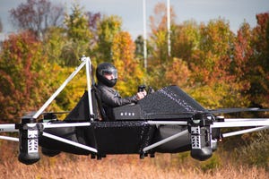 IoT World Today's Chuck Martin flies Ryse Aero's Ryse Recon personal air vehicle 
