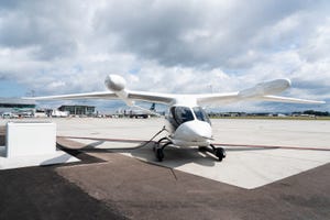 Beta Technologies is installing aircraft electric charging stations at Eglin Air Force Base in Florida to service a test of electric flying vehicles.