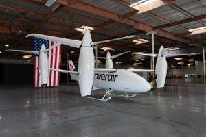 Overair's Butterfly electric aerial vehicle (EAV)