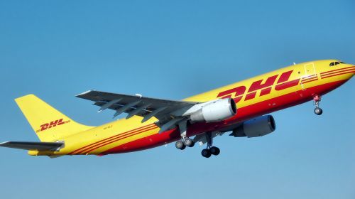 DHL airplane image