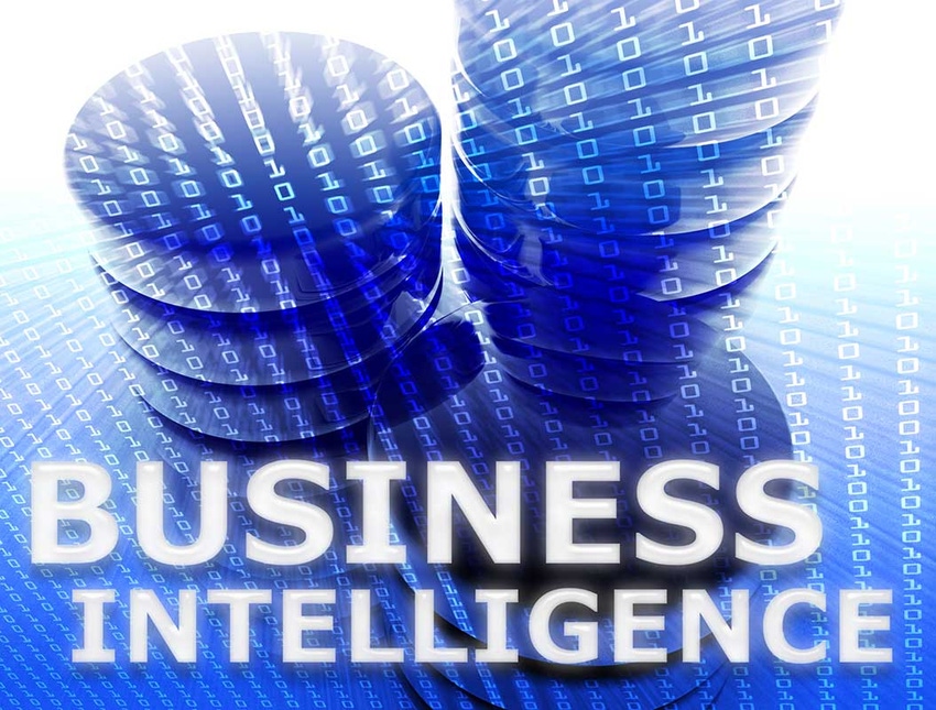 Graphic of a data with the caption Business Intelligence