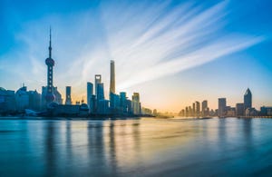 Shanghai is a global financial hub.
