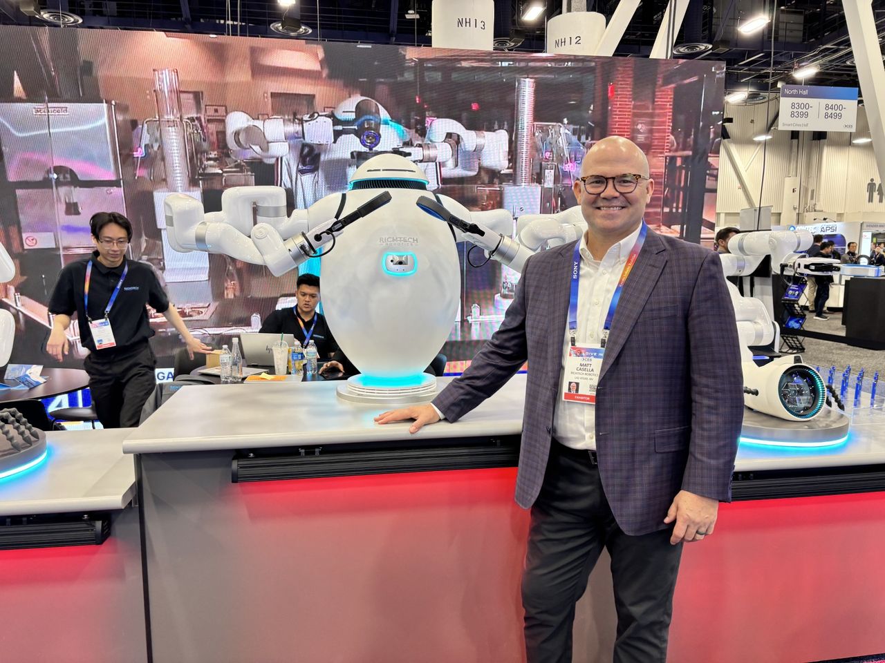 Humanoid AI Robots Go Full Service at CES 2025